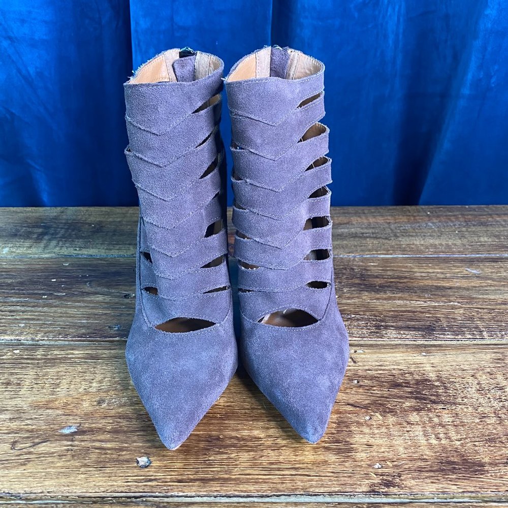 Steve Madden Cardii Suede Bootie Heels - Picture 5 of 11